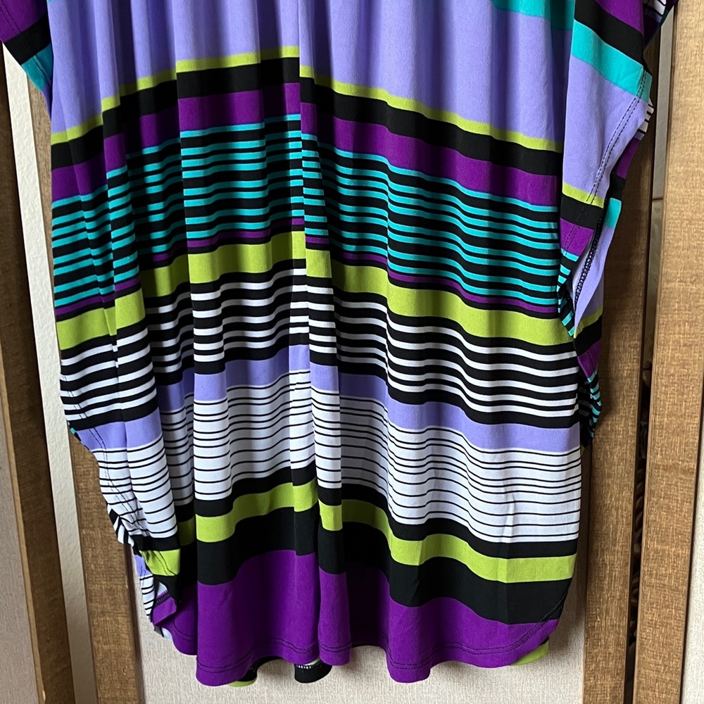 FINAL MARKDOWN Intriguing Threads Women's Striped dress 18w - Picture 10 of 13